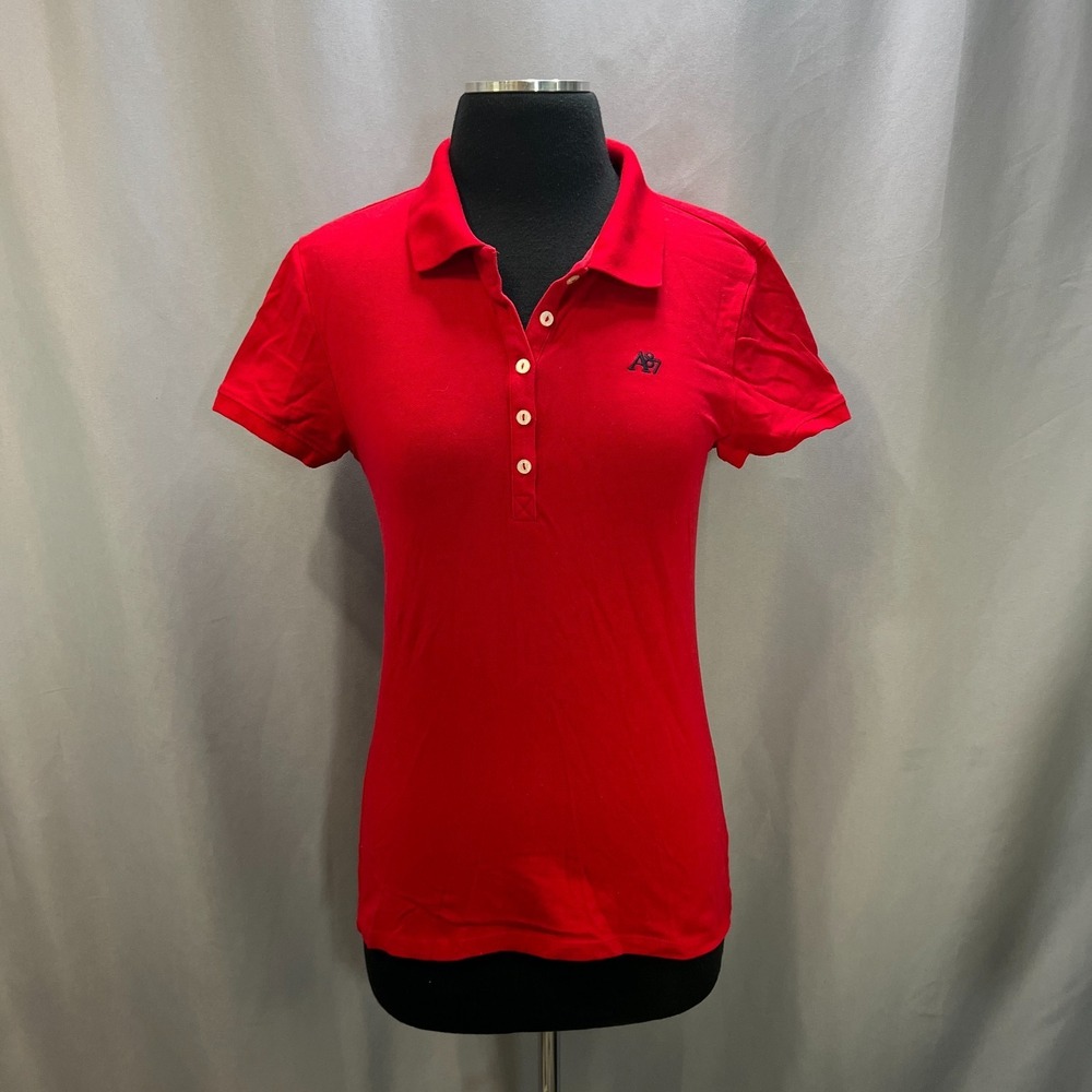 Set Of 2 Aeropostale A87 Polo Shirt Womens Large Multicolor Cotton Straight Hem